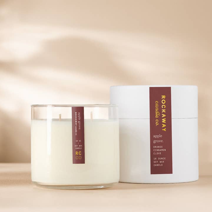 Apple Grove 16oz Candle for wholesale by Rockaway Candle Co
