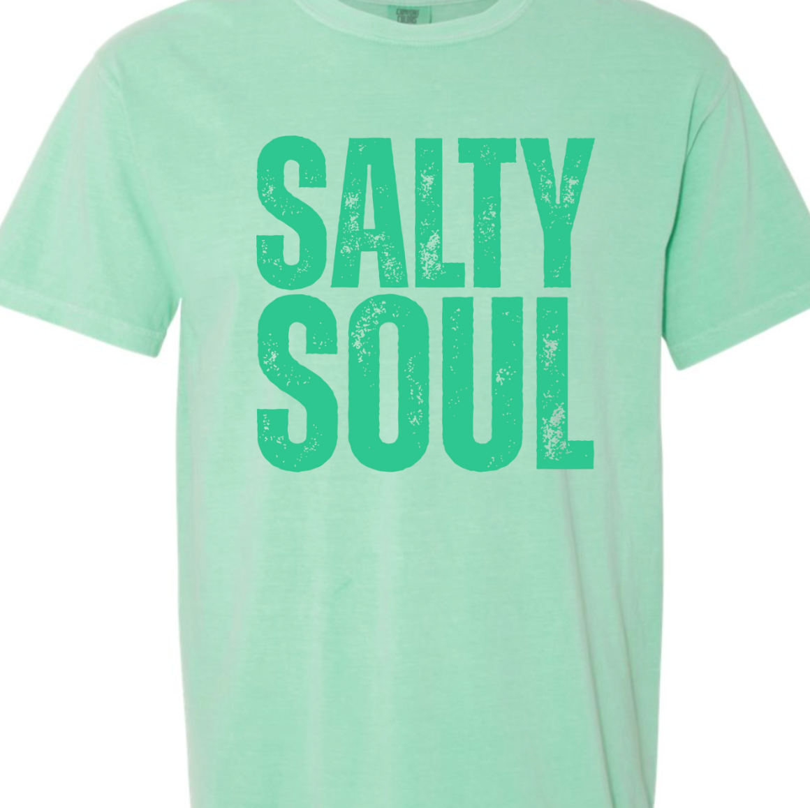 Kiki's Boutique - Wholesale Screen Printed T-Shirt - Women's - Salty Soul Comfort Color Tee 3