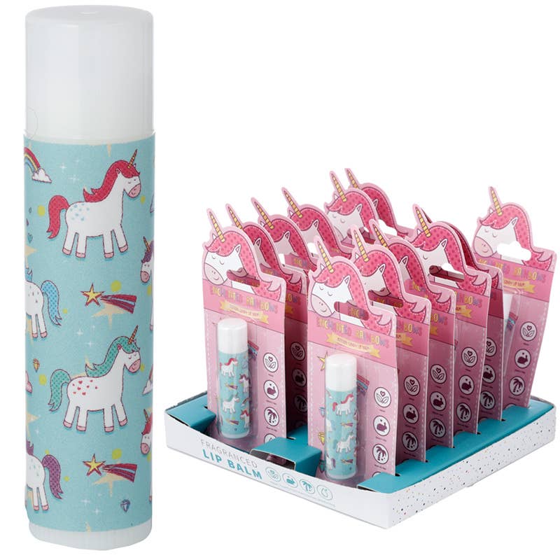 Puckator Ltd - Wholesale Lip Balm - Enchanted Rainbow Unicorn Stick Lip Balm - Cotton Candy0