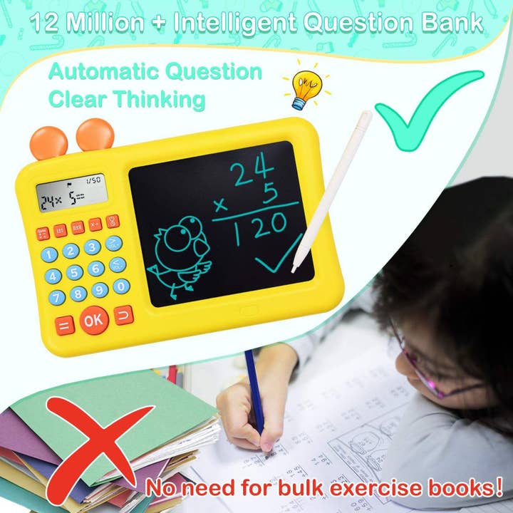 VIGOR - Wholesale Electronic Toy - Kids & Baby - Interactive Electronic Math Game with Sketch Pad Educational Math Learning Games for Kids(10 Pack)6