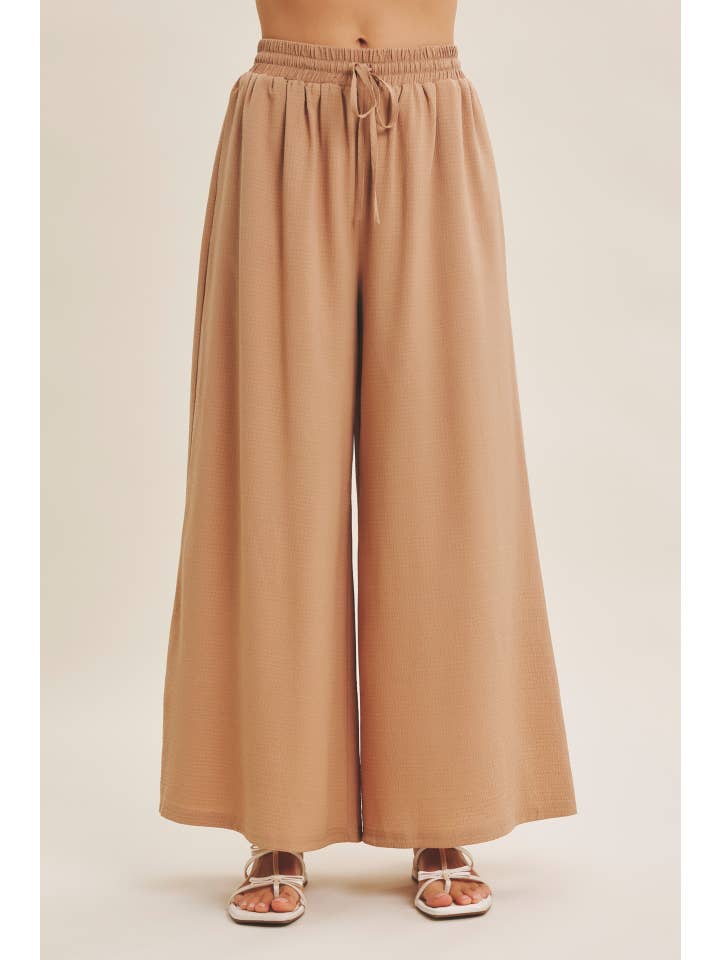 in february - Wholesale Pants - Women's - FLOWY WIDE LEG PANTS IN TEXTURED WAFFLE FABRIC9