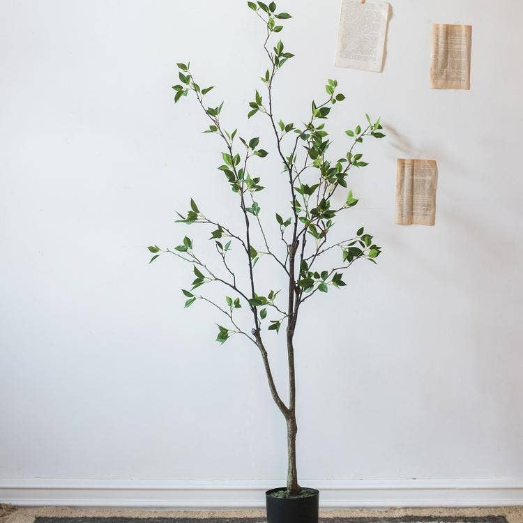 Rustic Reach - Wholesale Artificial Plant - Artificial Green Leaf Tree13