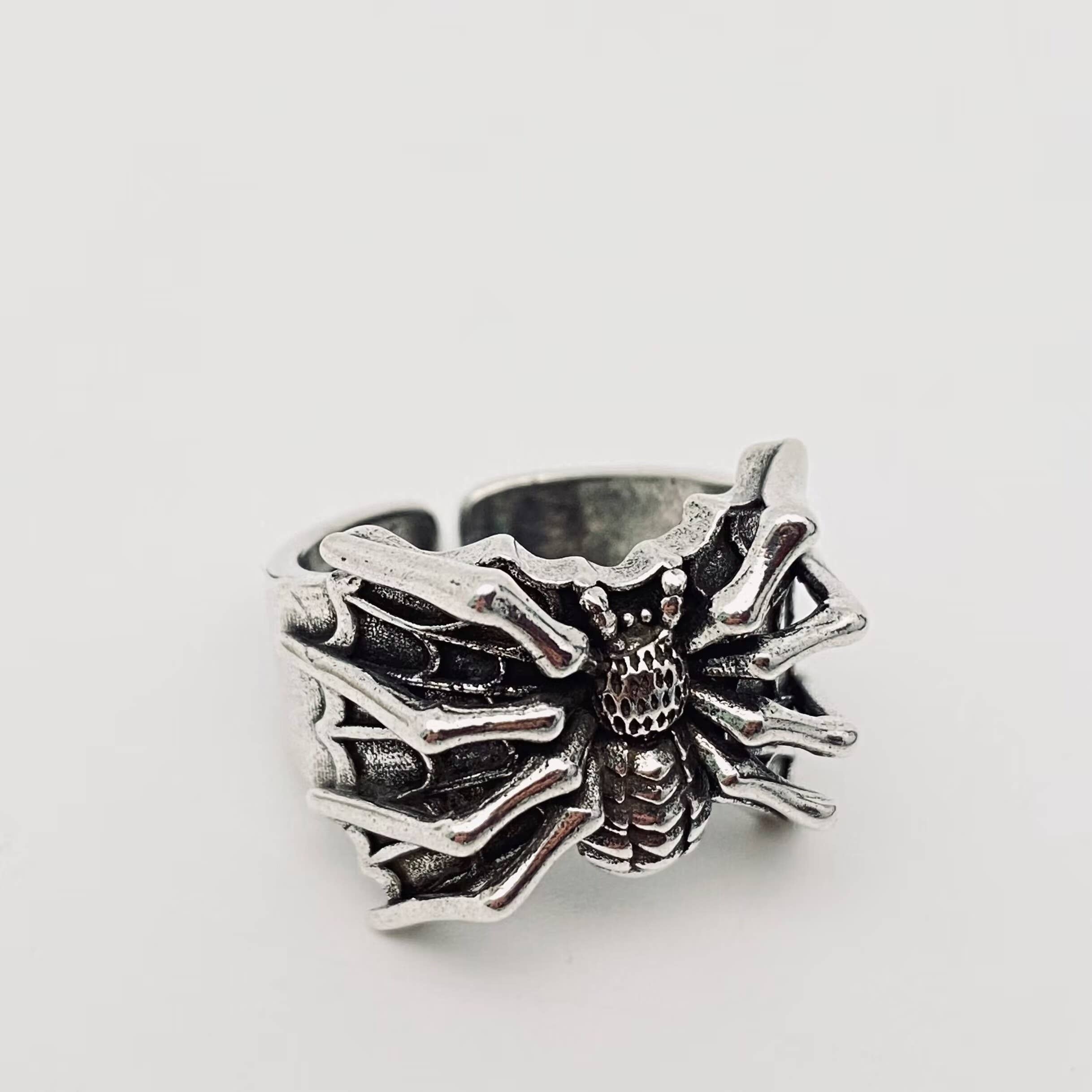 Mio Queena – wholesale Cocktail/statement ring – Multi-style Silver-plated rings Adjustable1