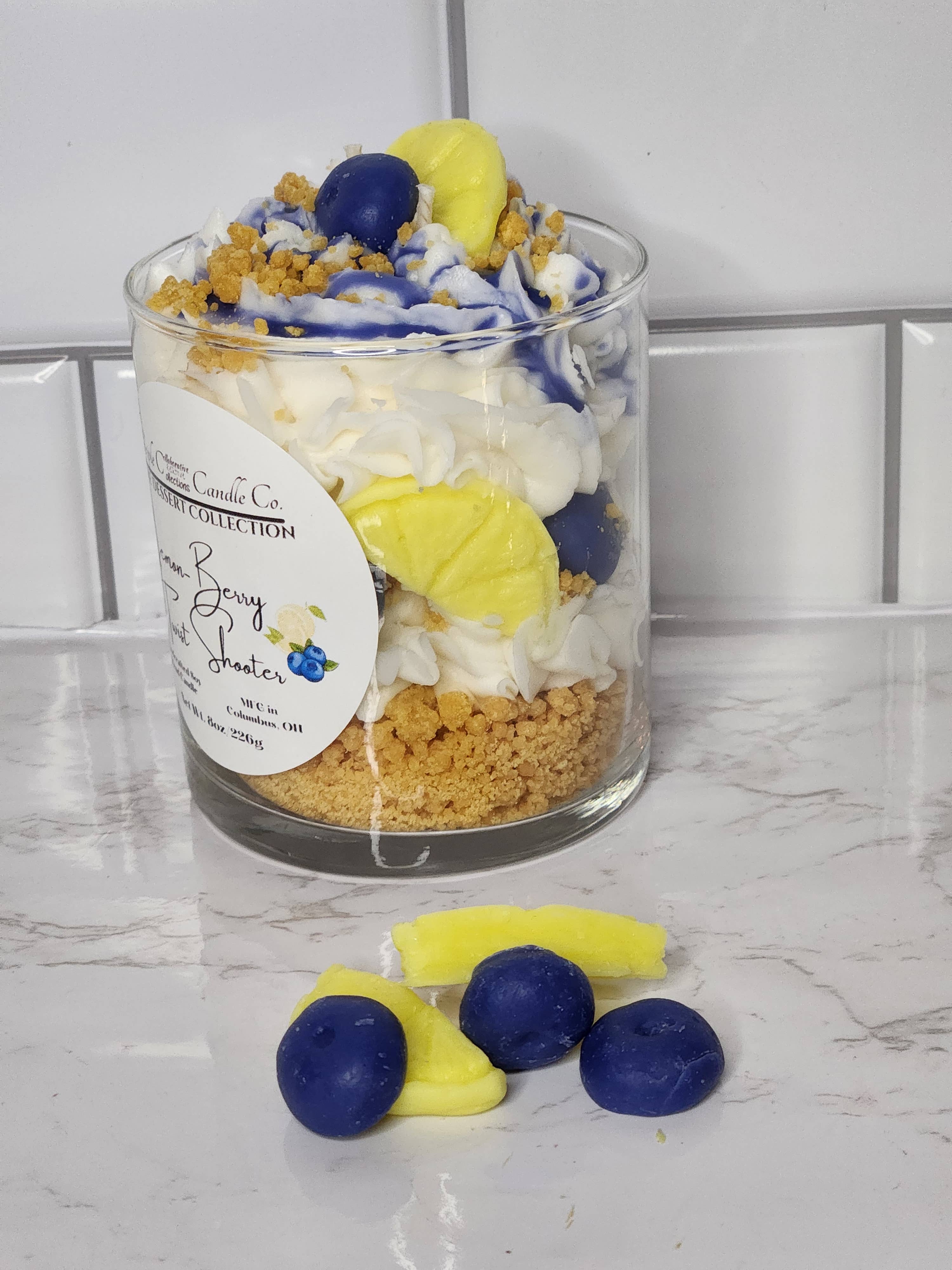 Triple C Candle Company - Wholesale Novelty Candle - Lemon Berry Twist Dessert Shooter4