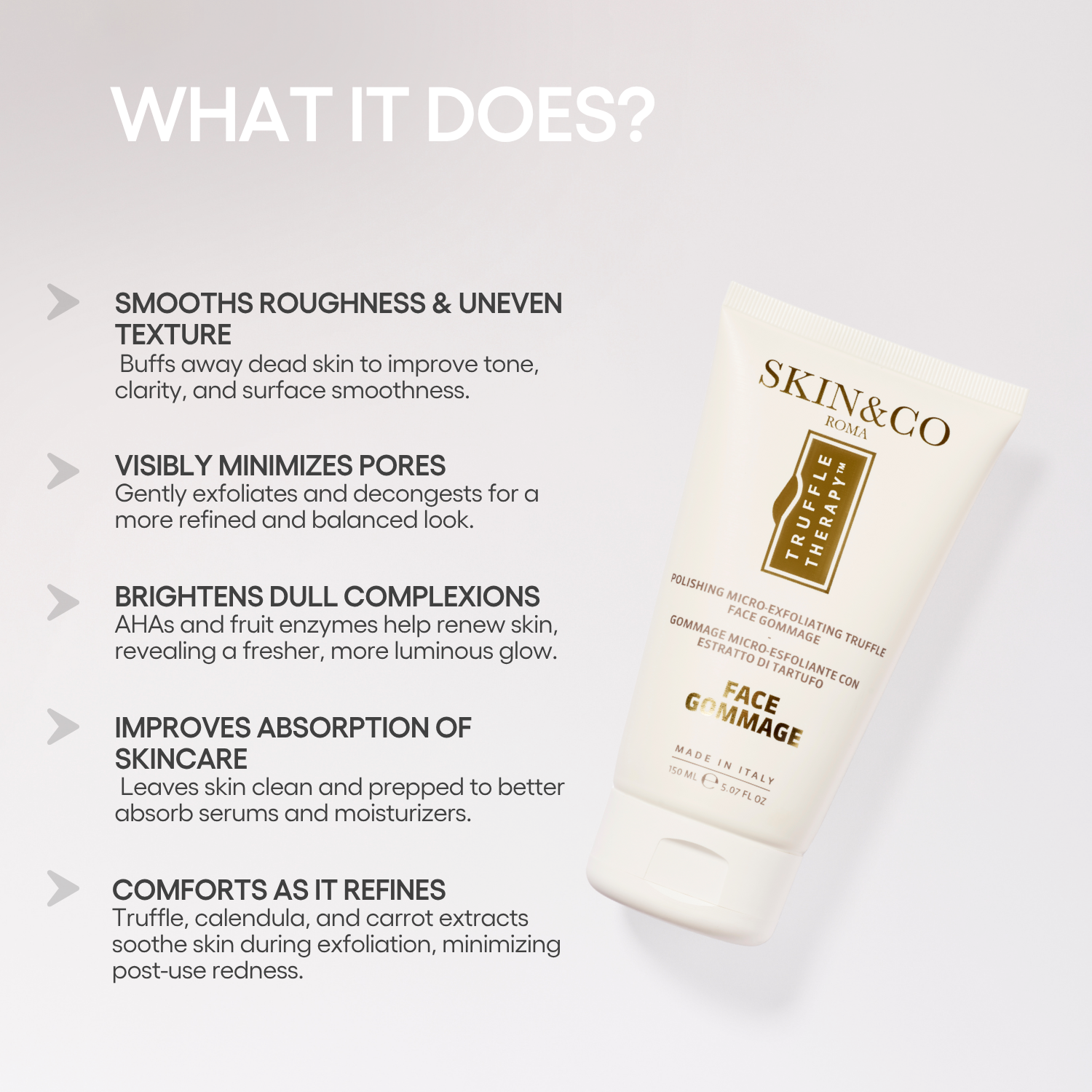 SKIN&CO Roma - Wholesale Facial Exfoliant/Scrub - Truffle Therapy Face Gommage2