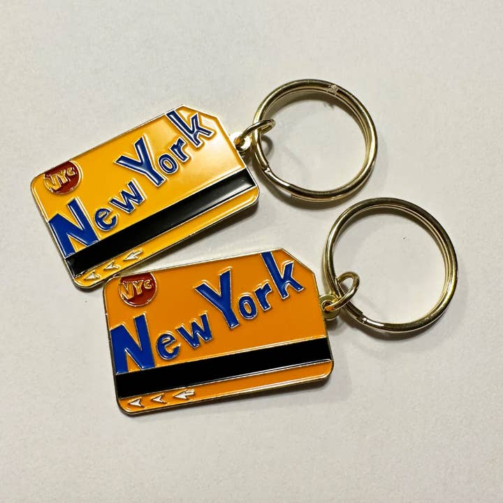 Made by Nilina - Wholesale Keychain - Unisex - New York City Metrocard Enamel Keychain NY Subway Souvenir1
