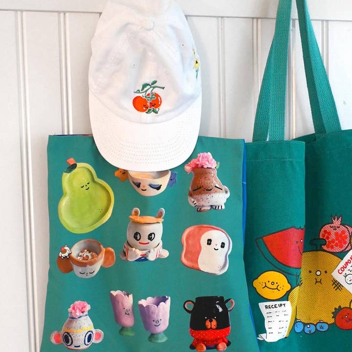 Natali Koromoto - Wholesale Tote Bag - Women's - "Ceramic Party" tote bag11