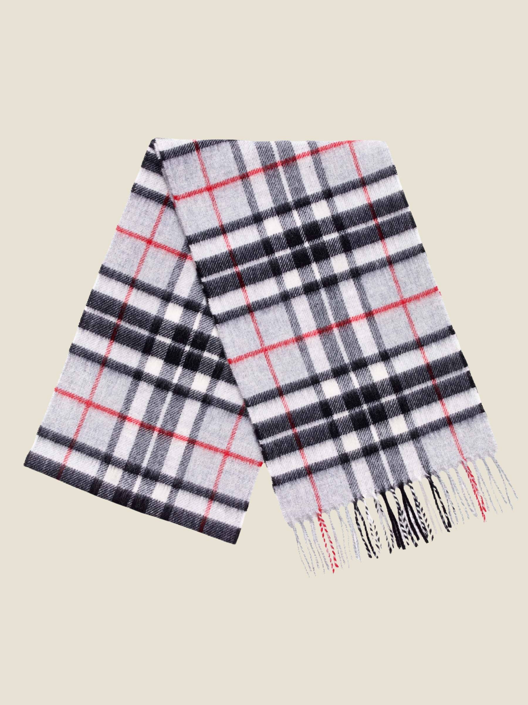 Bronte by Moon – wholesale Scarf – Women's – Grey Thompson Tartan Scarf0