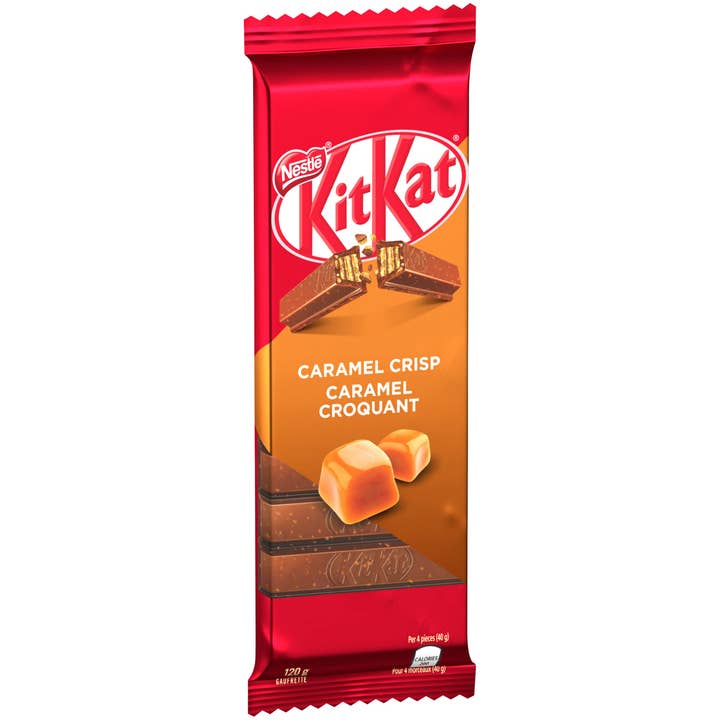 Echo Sales America - Wholesale Chocolate Bar - NESTLE KITKAT Caramel Crisp Wafer Chocolate Bars,120 g x 15