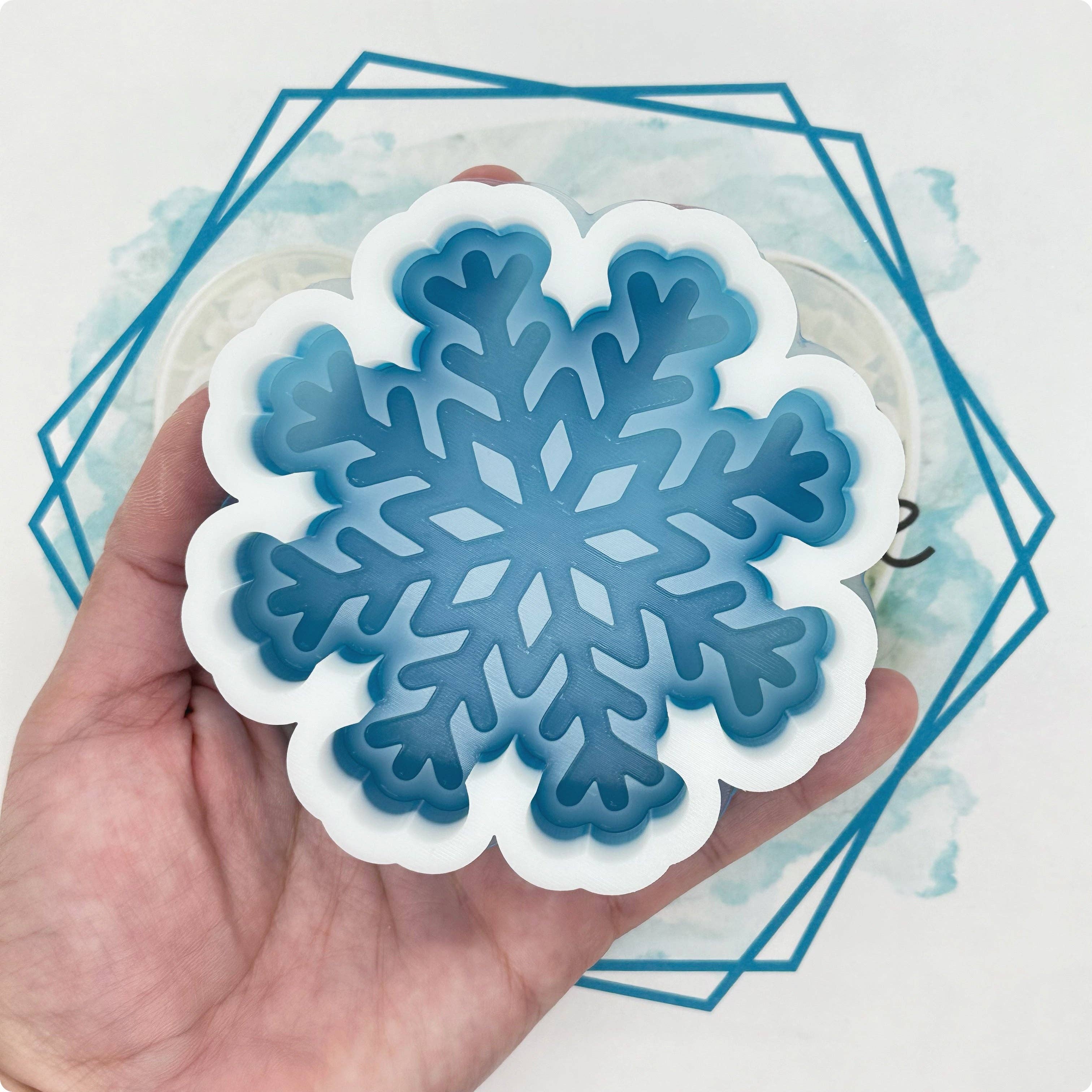 The Freshie Junkie, LLC – wholesale Hantverkstillbehör – Snöflinga Freshie-form0