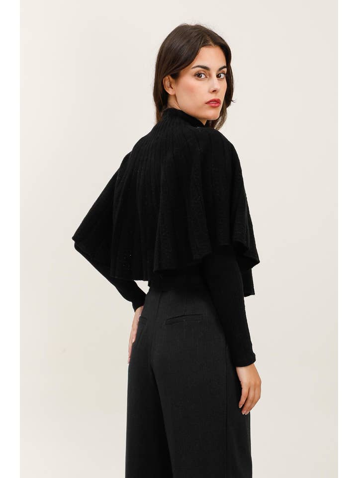 Daphnea - Wholesale Cape - Women's - A1551 KNIT CAPE3