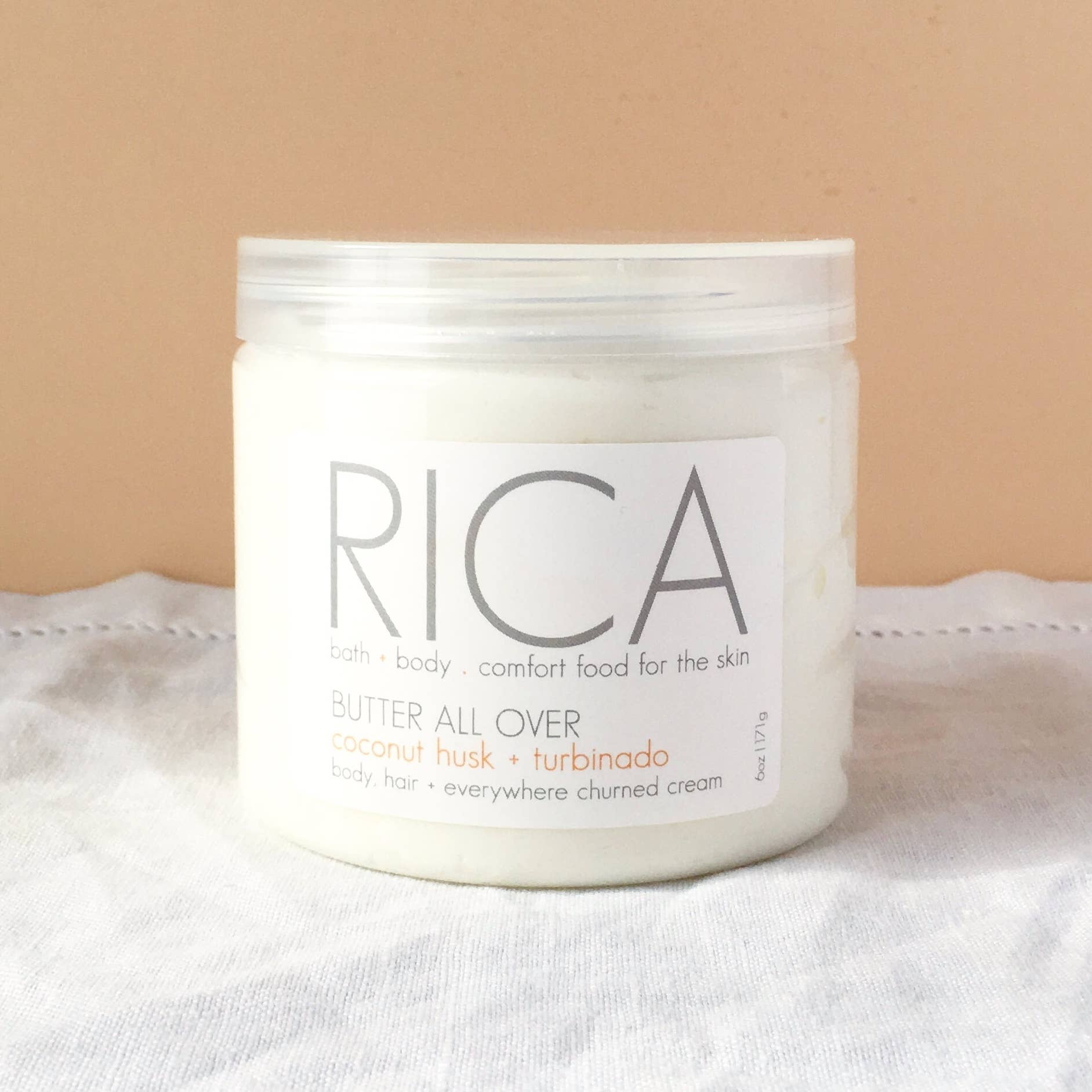 RICA bath + body - Wholesale Body Balm/Butter - Butter All Over, 6 oz, White Pepper + Sugar Cane1