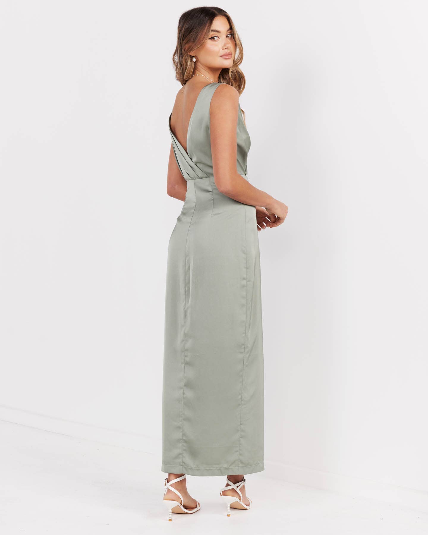 Twosisters The Label - Wholesale Dress - Women's - Goddess Dress - Sage2