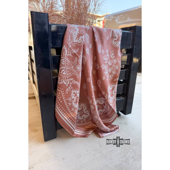 Rowdy Crowd Clothing - Wholesale Bandana - Women's - SMALL Buffalo Bandana Wild Rags