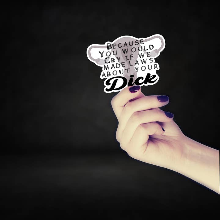 My Ovaries Laptop Sticker Bumper Sticker for wholesale by Death To Aphrodite