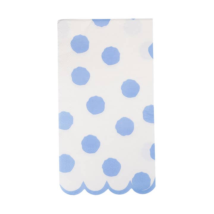 PAR1111 - Blue Polka Dot Dinner Napkin for wholesale by My Mind’s Eye