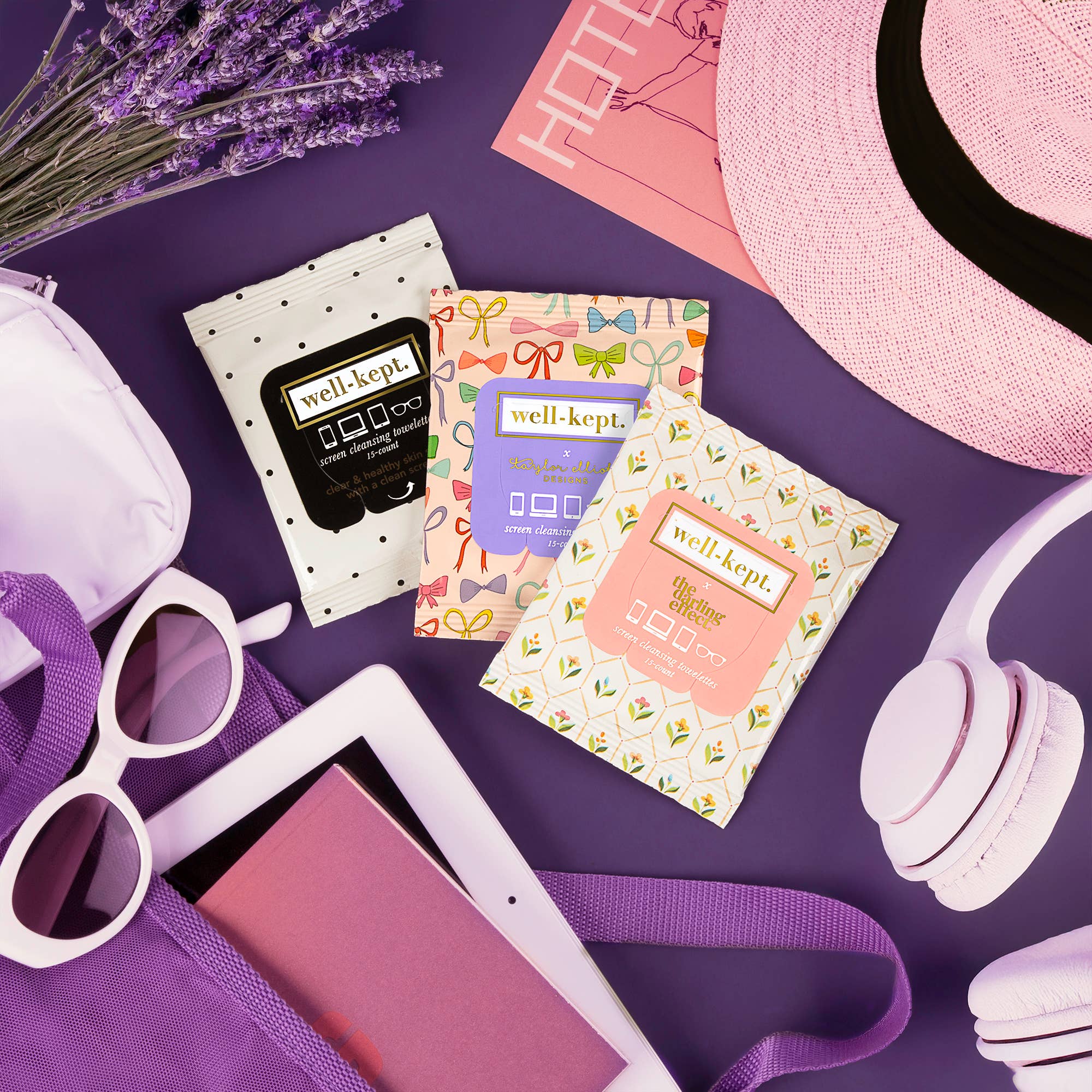 Well-Kept, Screen Wipes - Wholesale Cleaning Cloth - Tatum Screen Cleansing Towelettes/ Tech Wipes  2