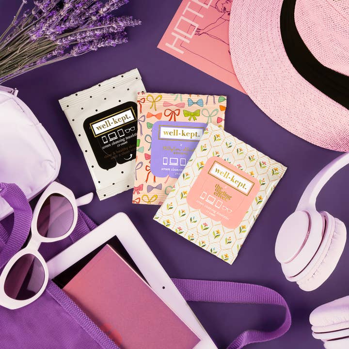 Well-Kept, Screen Wipes - Wholesale Cleaning cloth - Tatum Screen Cleansing Towelettes/ Tech Wipes 2