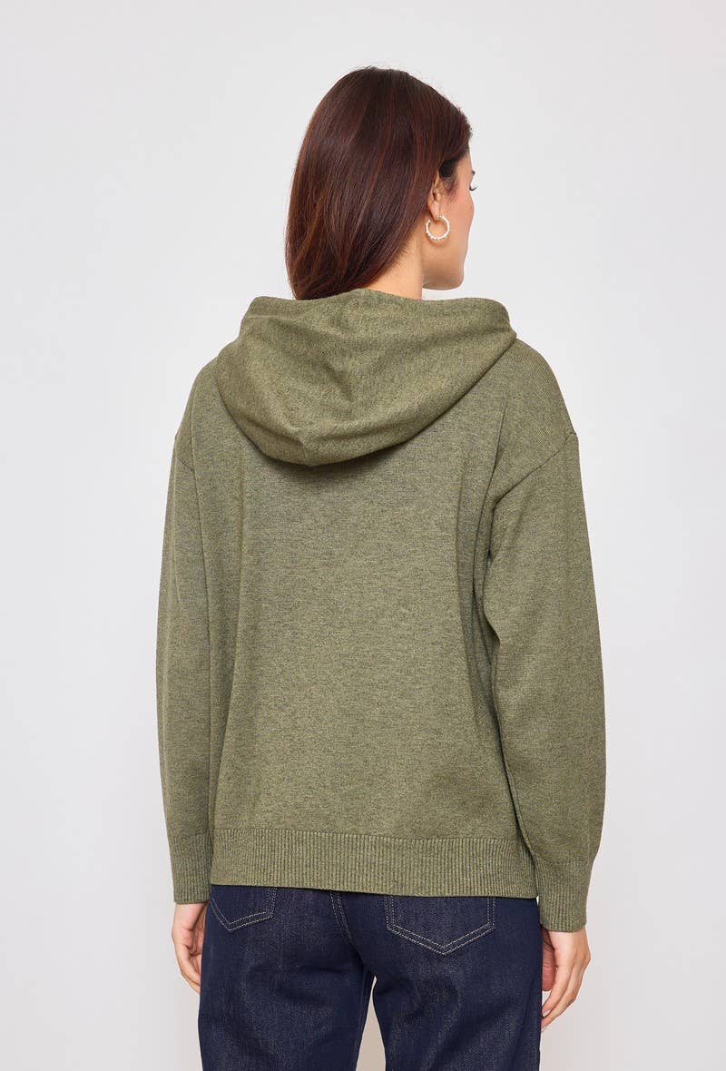 SUNNY STUDIO - Vendita all'ingrosso Felpa con cappuccio - Donna - Felpa con cappuccio e tasche9