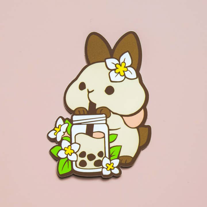 Thousand Skies - Wholesale Sticker - Vinyl Sticker Jasmine Milk Tea Bunny