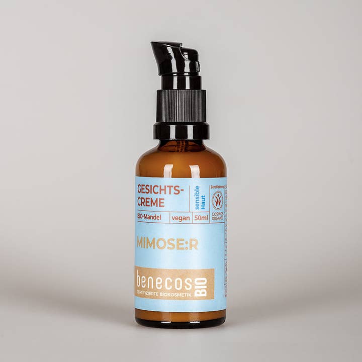 BenecosBIO organic almond face cream - MIMOSE:R for wholesale by cosmondial GmbH & Co. KG