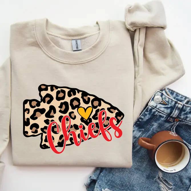 Leopard Arrow Head KC - DTF Transfer for wholesale by Simply You Customs