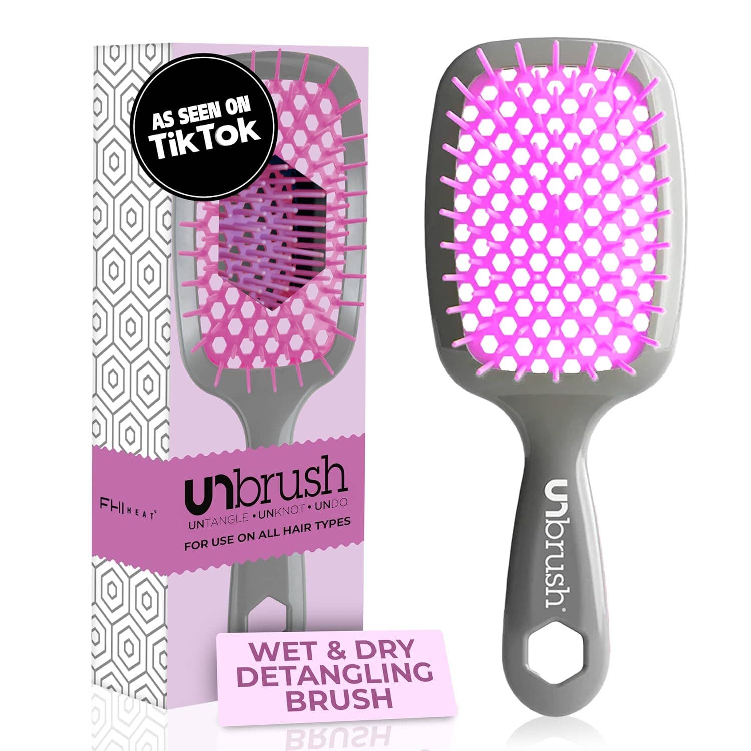 MEHIAZ – wholesale Hair brush/comb – FHI Heat UNbrush Detangling Brush for Wet & Dry Hair12