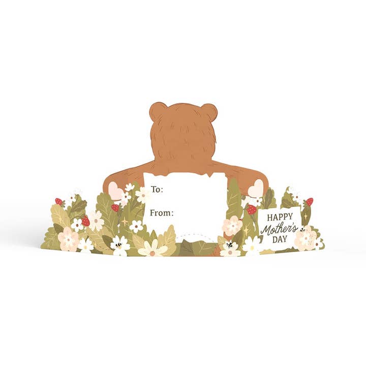 Lovepop Cards - Wholesale Mother's Day Card - I Love You Beary Much Mother's Day Tri-Fold Card, Decor