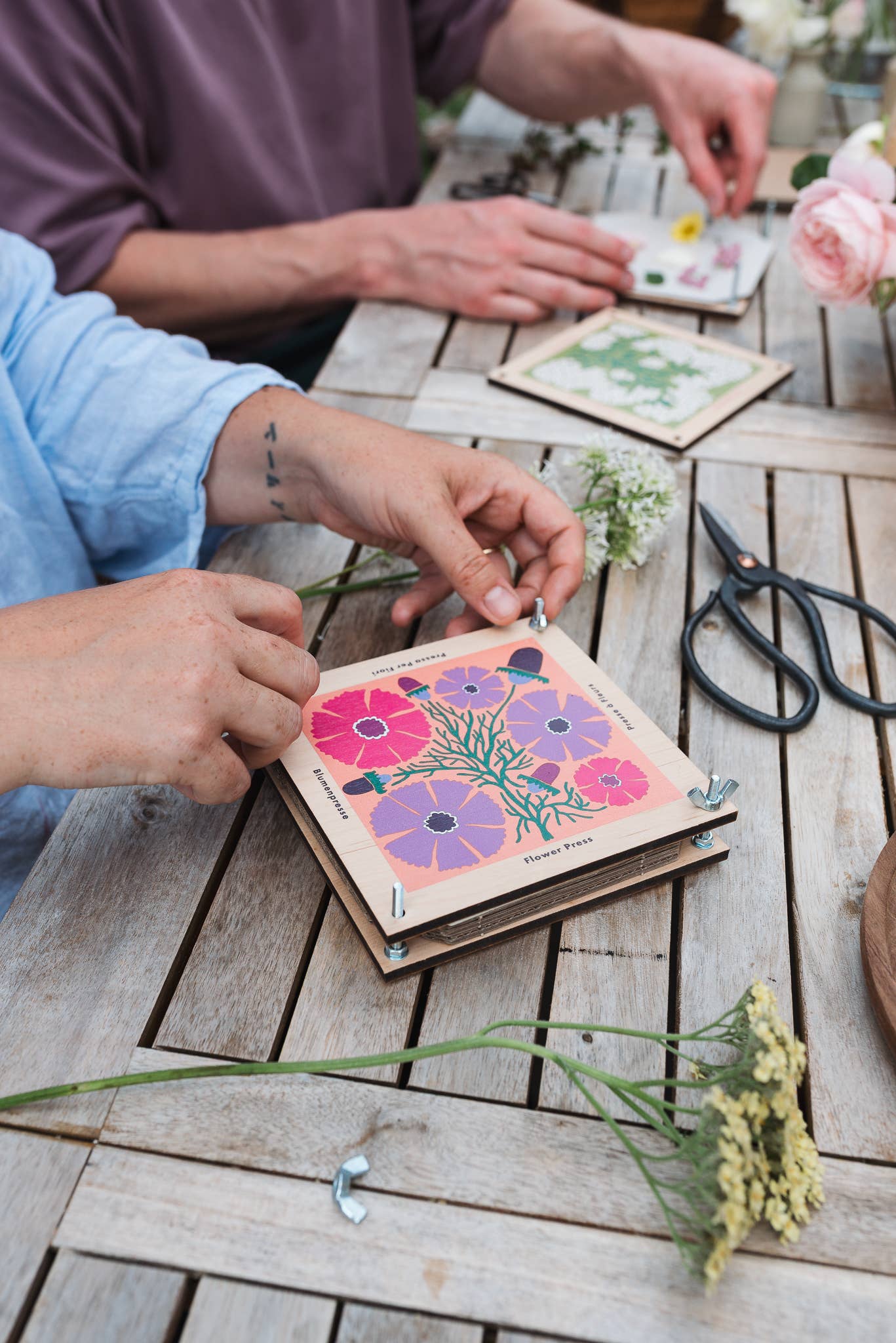 Studio Wald - UK Made - Wholesale DIY Craft Kit - Flower Press - Cosmos4