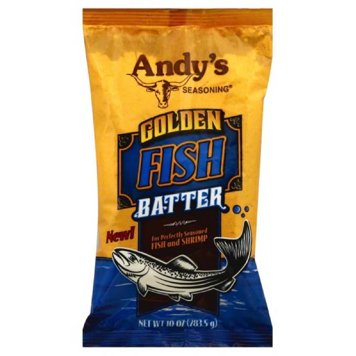 KeHE Distributors, LLC - Wholesale Dried Spice Mix - Andys Seasoning Golden Fish Batter, 10 Oz