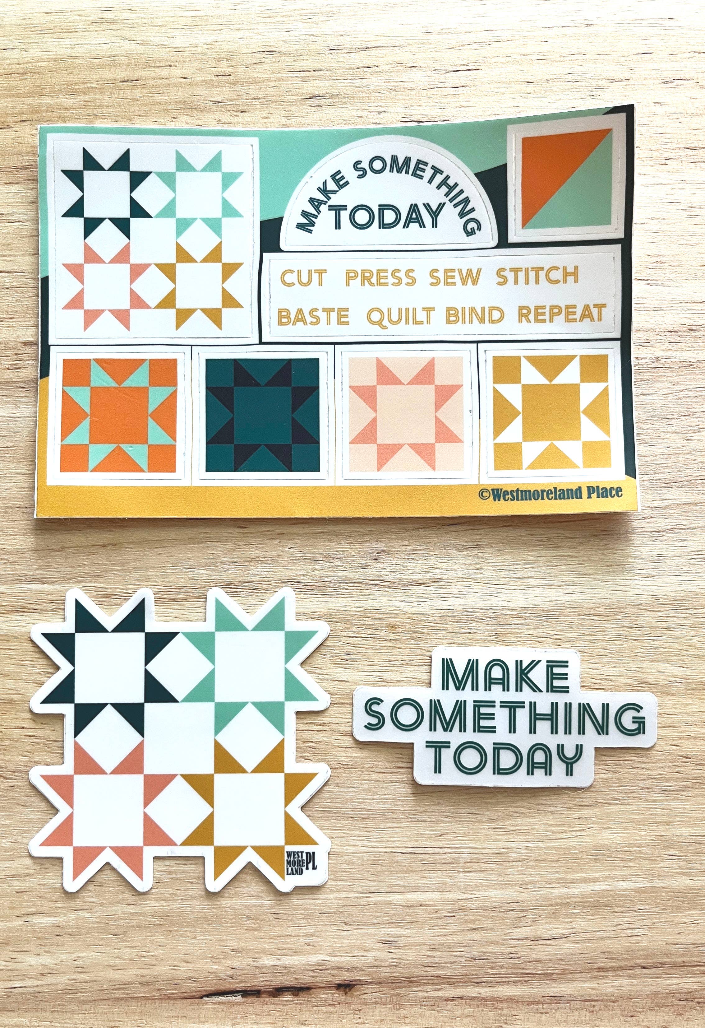 Westmoreland Place - Wholesale Sticker - Quilt Star Sticker2