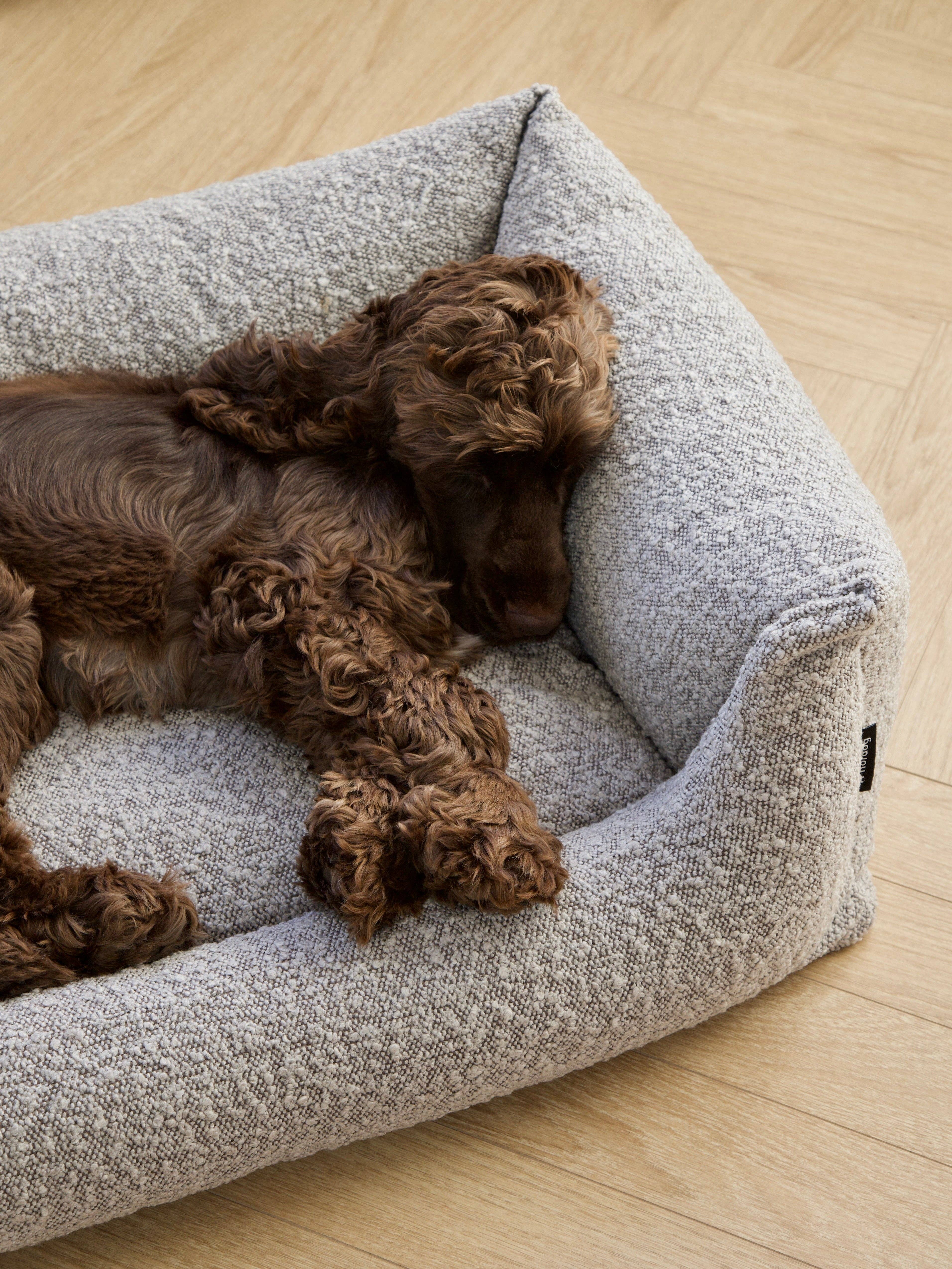 Nordog - Wholesale Bed voor huisdieren - Hond - BILLY hondenmand van bouclé stof in taupe8