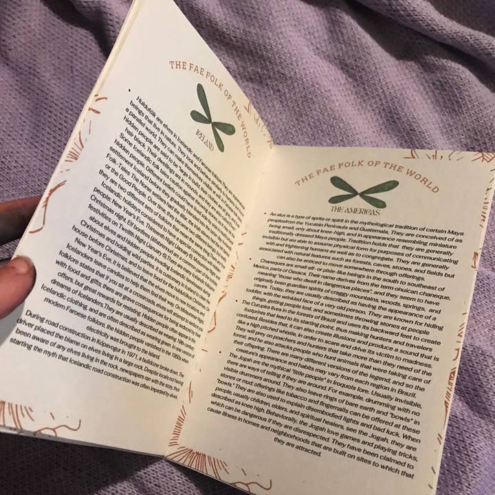 lotusleafaltars - Wholesale Folklore & Mythology - The Folklore of Faerie Magic: A zine guidebook2