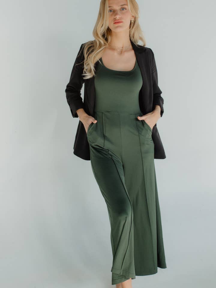 Rae Tailored Jumpsuit for wholesale by SavraƩ