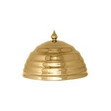 Hide Cloche Drop - Gold (7.1"D) for wholesale by RAK Porcelain USA