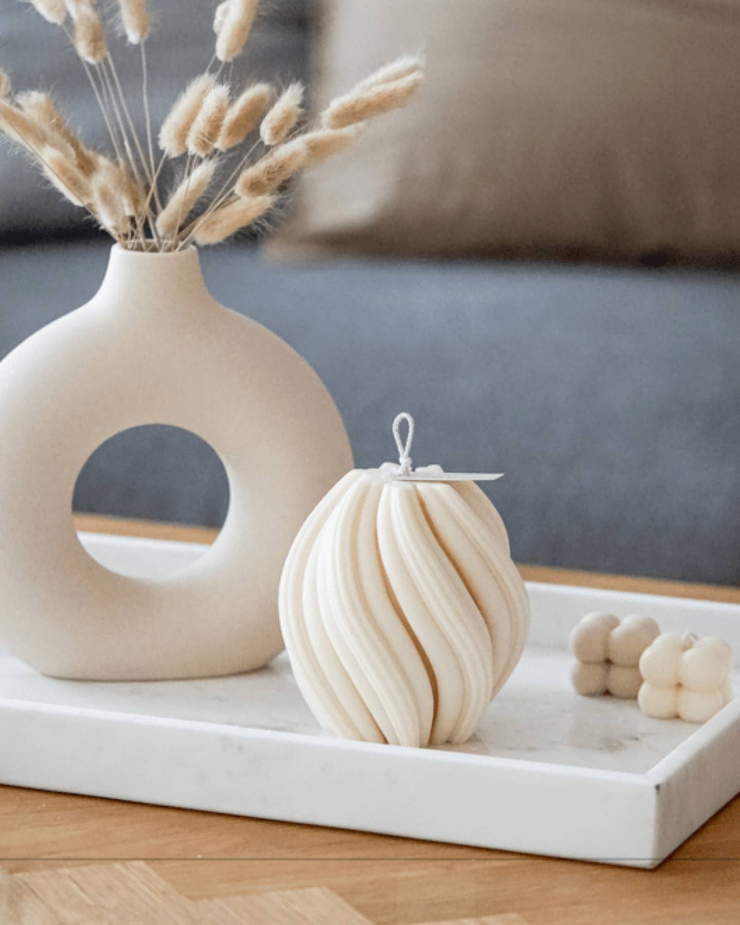 Candle Copenhagen - Wholesale Tapered Candle/Candlestick - SWIRL