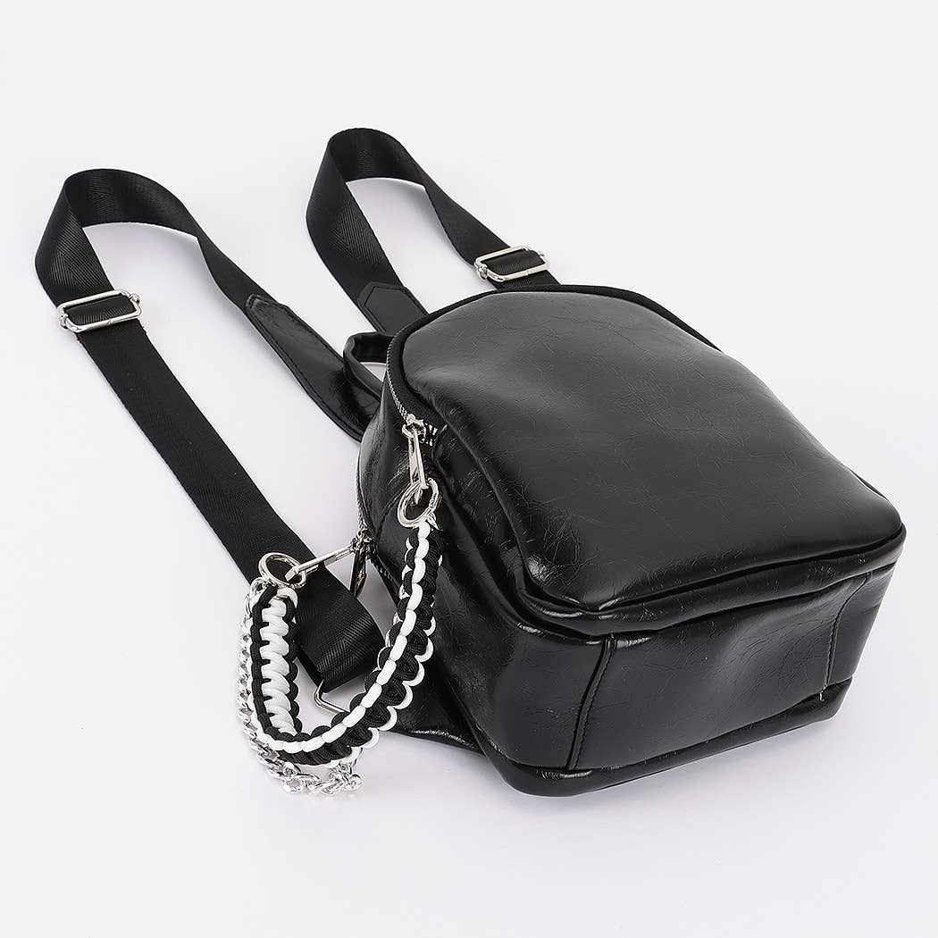 3AM BY H&D ACCESSORIES – wholesale Ryggsäck - Dam – Metallic PU-ryggsäck4