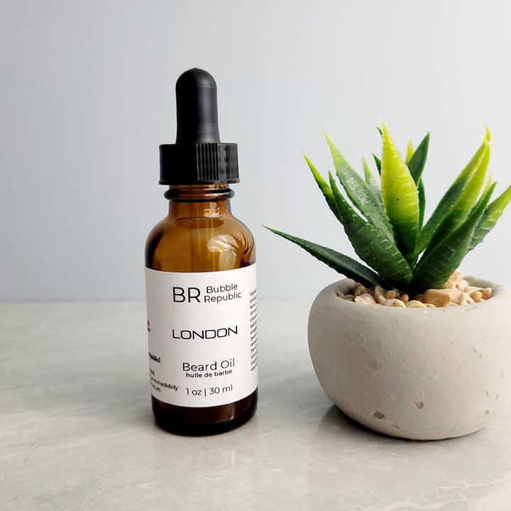 London Beard Oil for wholesale by Bubble Republic