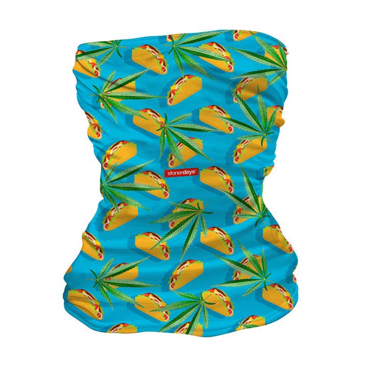 Taco Tuesday Neck Gaiter for wholesale by StonerDays Apparel