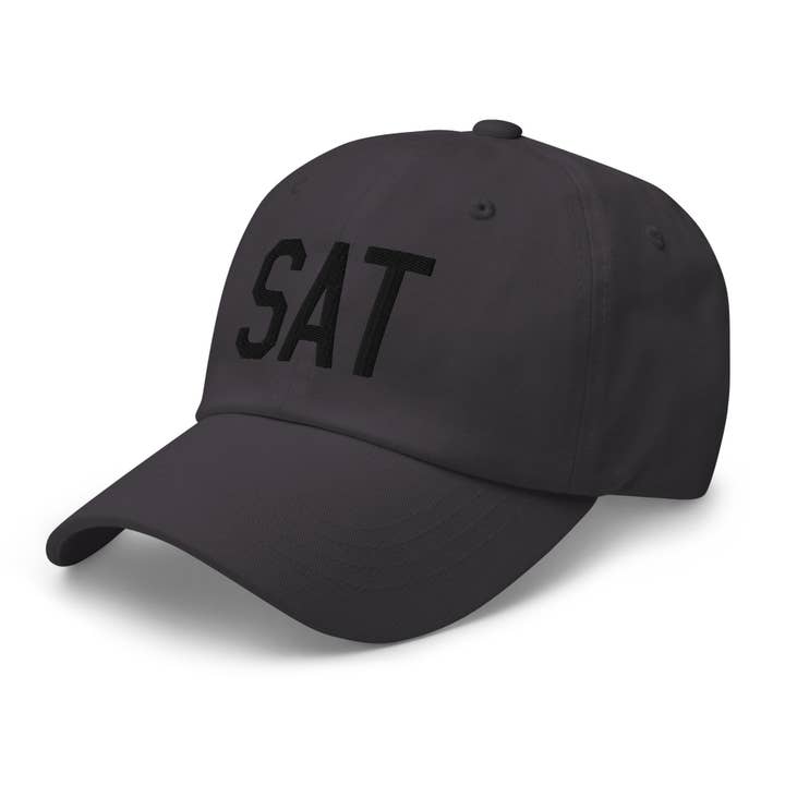 SAT San Antonio Texas Classic Baseball Cap for wholesale by YHM Designs