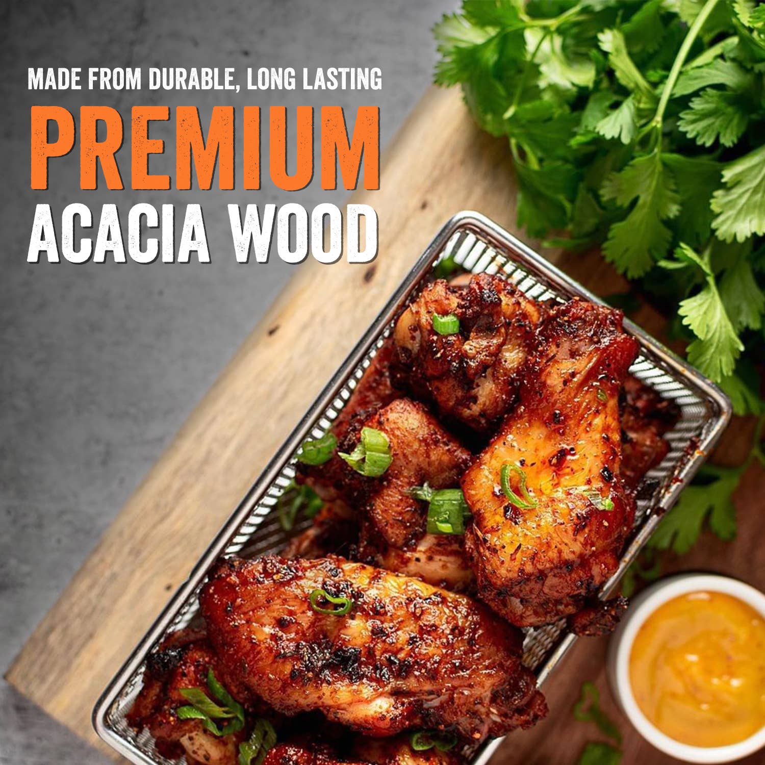 Yukon Glory - Wholesale Serving Tray - Burger and Sandwich Serving Board With Fry Basket and Cups4