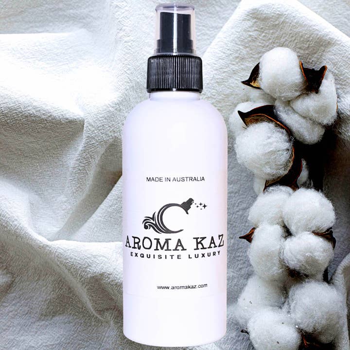 Clean Fresh Linen Body Spray Mist Vegan Cruelty Free Perfume for wholesale by Aroma Kaz