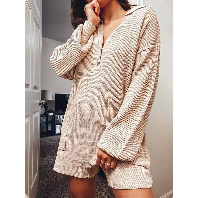 Mapcie - Wholesale Romper - Women's - SWEATER ROMPER0