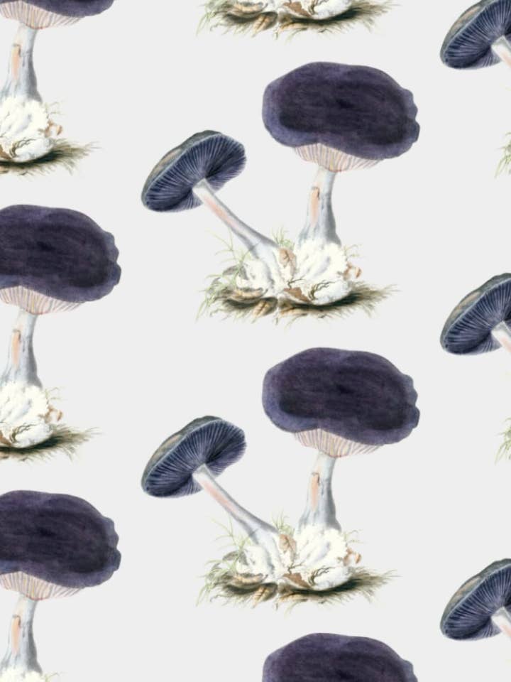 Blue Mushroom Notebook/Journal/Diary for wholesale by Moonlite Mama