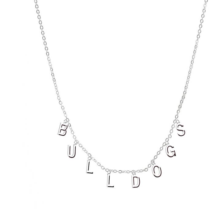 GEORGIA BULLDOGS EVA NECKLACE for wholesale by Emerson Street Clothing Co Collegiate Shop
