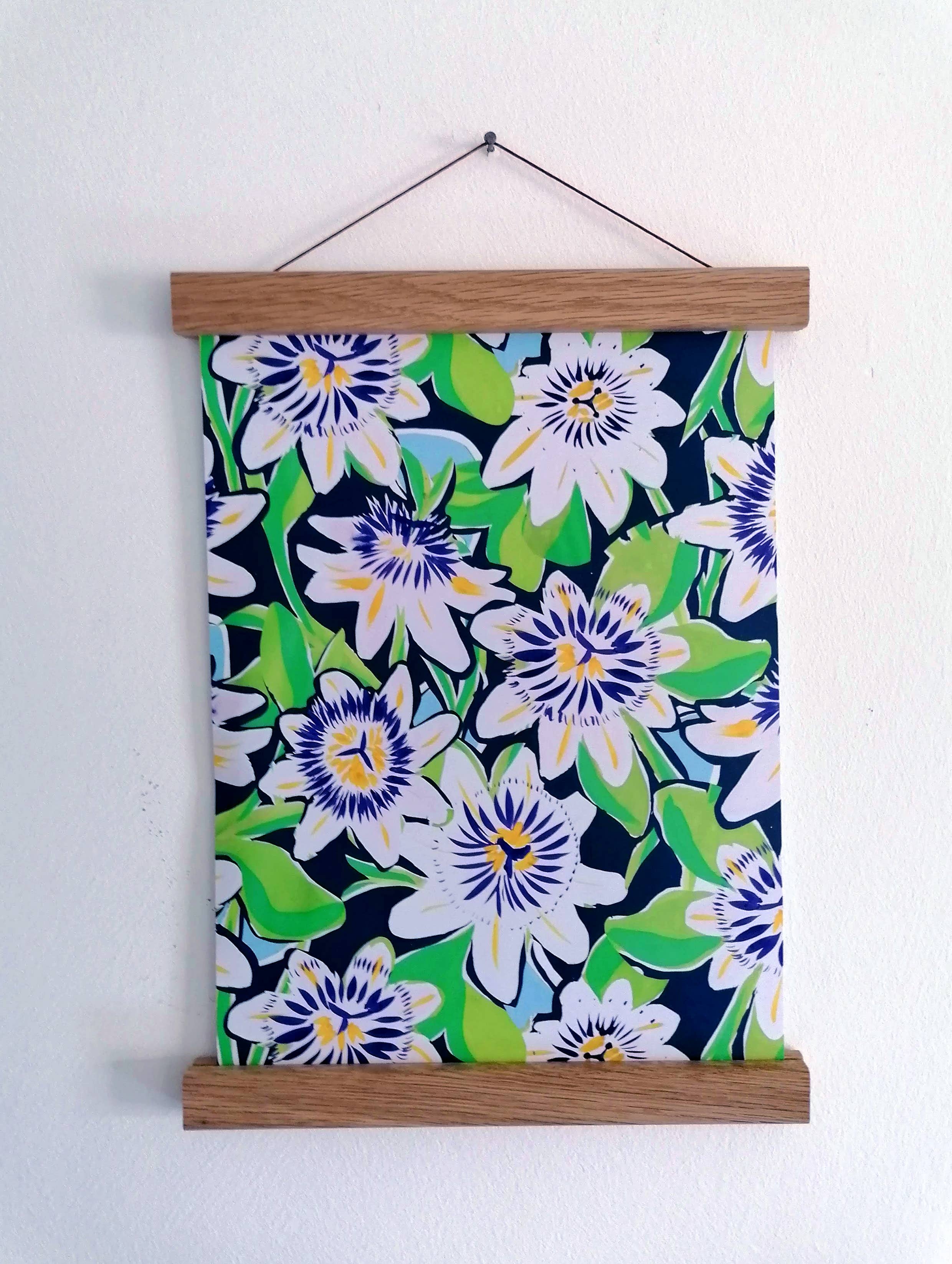 Charlotte Nicholson Design – Engroshandel Kunsttryk – Passionsfrugt Blomst Print1