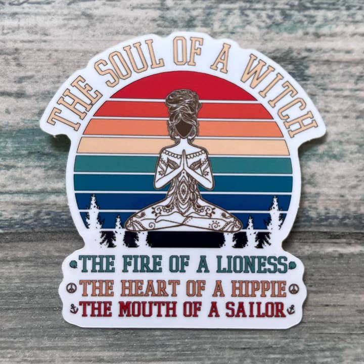 Soul of a Witch Sticker for wholesale by Zen and Meow