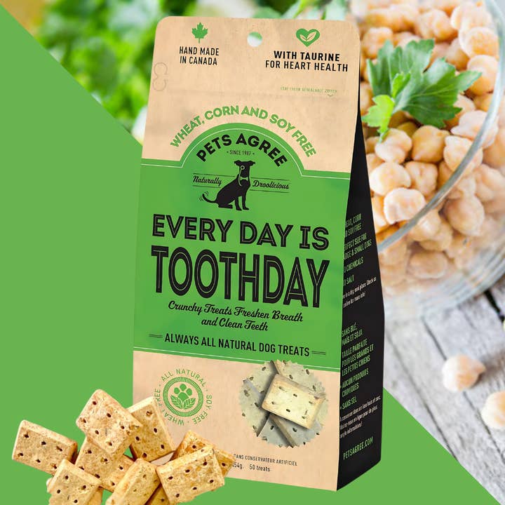 Mint & Parsley Dog Biscuit Treats: Breath-Freshening for wholesale by The Granville Island Pet Treatery (Canada)