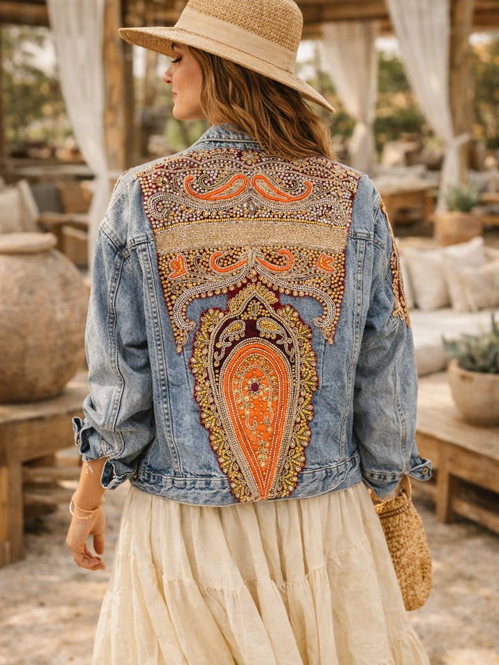 Anush Heirloom Denim Jacket
for wholesale by The Nu Vintage