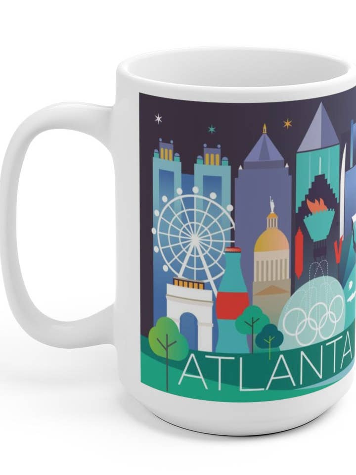 ATLANTA KERAMISCHE MOK VAN 15 OZ voor wholesale door Max & Oscar